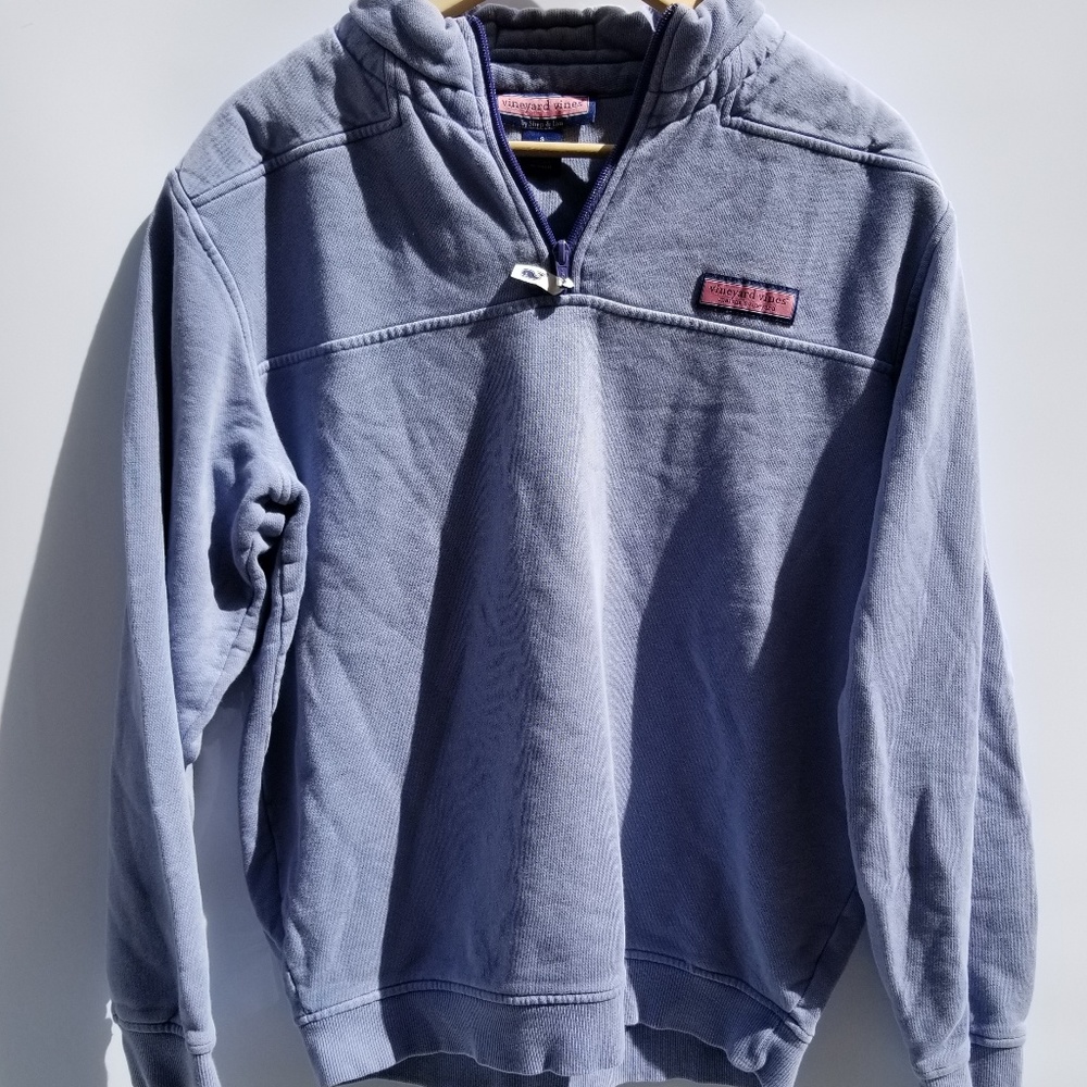 Vineyard Vines Womens Quarter Zip Sweatshirt Sz S